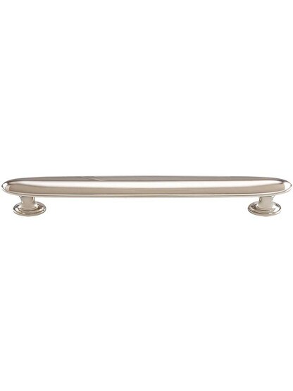 Austen Cabinet Pull - 6 1/4 inch Center-to-Center in Polished Nickel.